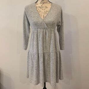 NWT Francesca’s Harper brushed tie back surplice dress XS
